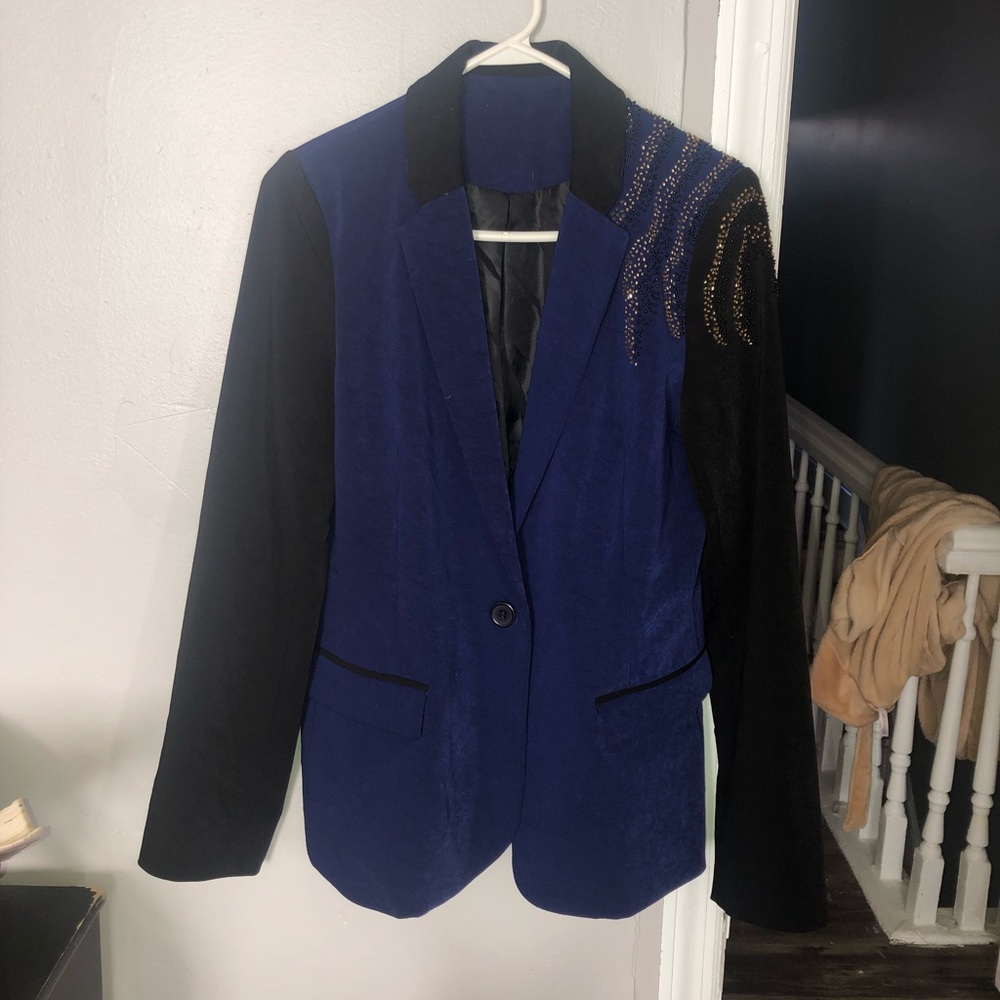 Career Blazer w/ Accent Jewels